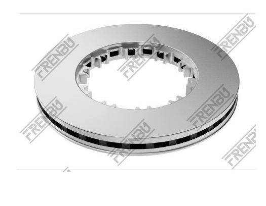 ON-ARKA FREN DISKI DAF CF 85 XF95 432mm (YENI KOD) - FRENBU 1310130