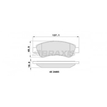 ON FREN BALATASI BERLINGO II PARTNER II P1007 C2 C3 II C4 XSARA PICASSO P207 C3 III DS3 C3 PICASSO P - BRAXIS AA0066