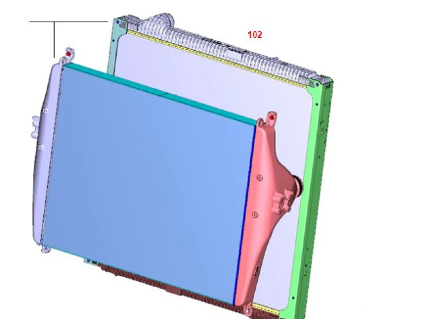 Ford Truck Su Radyatoru Komple  - Ford Cargo / 1850 F-Max Euro 6 - Orj-Fo Jc468005ad