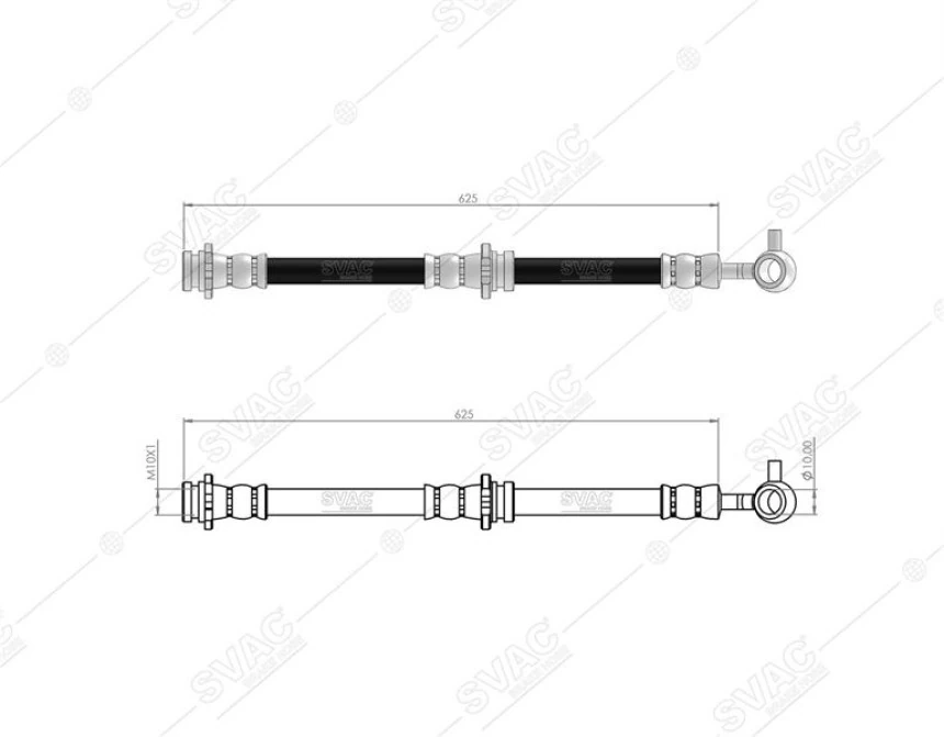 Nissan Fren Hortumu On Sag Nissan Qashqaı J11 2013-> Xtraıl 2013-> - Svac 73-0187