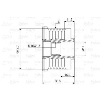 ALTERNATOR KASNAGI TRAFIC II MASTER II LAGUNA MEGANE 1,9 / 2,0 - VALEO 588029