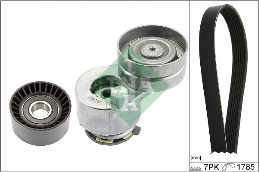 Renault Kanallı Kayıs Seti 7pk1785+534014230+532036420 1.9d B56 Laguna Trafıc Master - İna 529045310