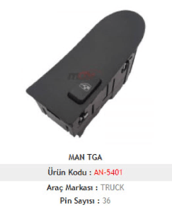 Unıversal Cam Anahtarı>man Tga Psgr. - Mcar-An5401