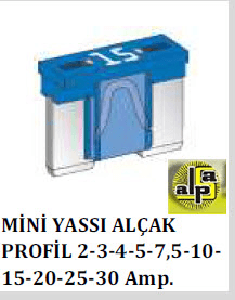 SİGORTA-ALÇAK PROFİL MİNİ 10 AMP               KIRMIZI M0600260 - MTA-M0600260