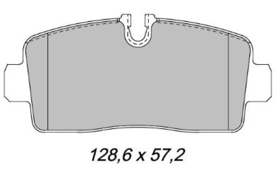 İveco Ticarı Arka Fren Disk Balatası İveco Daıly VI (33s-35s-35c-40c-50c-65c-70c) 2015> - Beser 4414