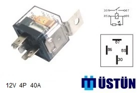 Unıversal Mini Role Seffaf 12v 4p 40a - Ustun Rl140