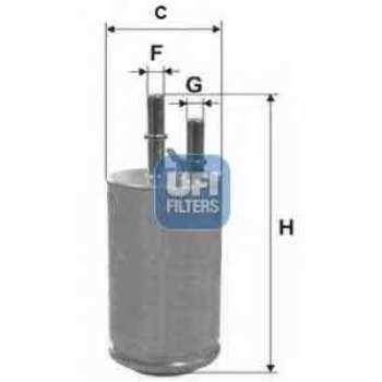 YAKIT FILTRESI VOLVO S60 II 10> S80 II  10>V60 I 10> V70 III 10> XC60 10>XC7 II 10> T5-T6 2.0 3.2 - UFI 31.951.00