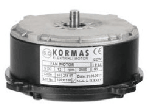 YASSI FAN MOTORU-24V KISA   5605102240001 - KORMAS-65123806