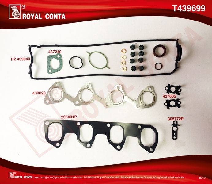 UST TAKIM CONTA SKT KECELI S,K,C HARIC CONNECT 1,8TDCI 02>13 FOCUS 1,8TDCI 98>04 - ROYAL T439699