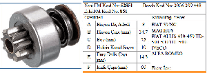 MARŞ DİŞLİSİ-BT 9D 50 NC/540FİAT - FORMMETAL-52851