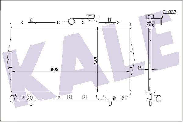 MOTOR SU RADYATORU ACCENT 1,3 1,5 94 00 MANUEL VITES (335X603X18) - KALE 347780