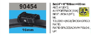 SİLGİ PALETİ-BANANA (X2) AUDI: A1 [8X1] (2010›) /SKODA/POLO 600/400 TK. - RBW-90454