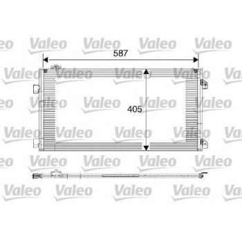 KLIMA RADYATORU (KONDANSER) SYMBOL II THALIA 1.5DCI 05> - VALEO 817646