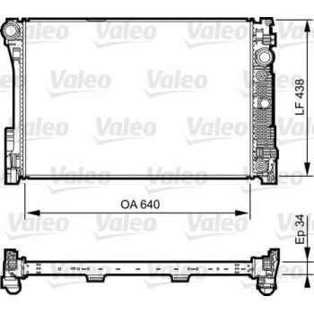MOTOR SU RADYATORU X204 08>15 W204 08>14 C218 11>17 W212 09>15 C207 10>16 - VALEO 735292