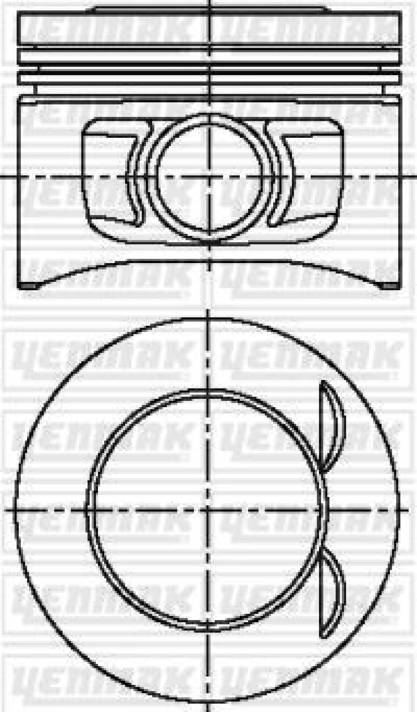 Renault Motor Piston Segman Laguna I 2,0 16v Safrane N7q (83,00mm) - Yenmak 31-04179-000