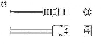OKSIJEN SENSORU (M102, M103) W124 85>92 C124 87>93 W126 85>91 C126 85>91 - NGK 91071
