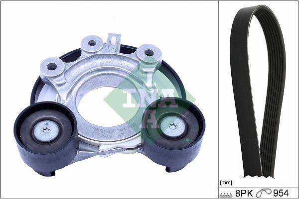KANALLI KAYIS SETI  BMW F45 F48 I8 I12 I15 21> - INA 529052210