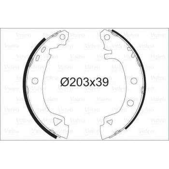 Fiat Fren Balatası Arka - Kampana - Val 562041