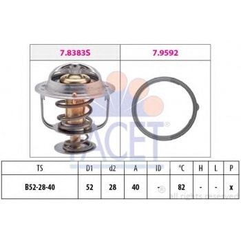Mazda Ticarı Termostat Ford Ranger 2.5d 2.5td 98>12 Mazda B2500 98> - Facet 7.8383