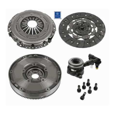DEBRIYAJ SETI (BASKI+BALATA+VOLAN+BILYA) 4'LU KIT  REPSET DMF FOCUS III CB8 11>14 1.6 TDCI FOCUS III - SACHS 2290 601 117