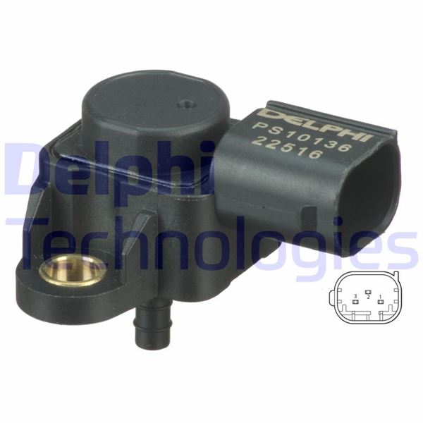 EMME MANIFOLDU BASINC SENSORU W203 03>07 W204 07>14 C209 03>09 W212 11>15 W221 05>13 SPRINTER 96>16 - DELPHI PS10136