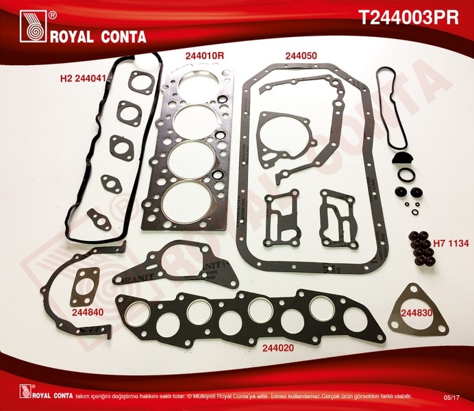 MOTOR CONTA H100 L300 2,5D - ROYAL T244003PR