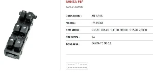 Unıversal Santa Fe 06-12 Sol Dörtlü - Mcar-An1816