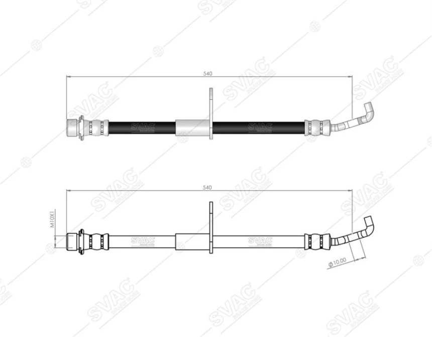 Toyota Fren Hortumu On Sag  Corona St191 92-97 - Svac 76-0121