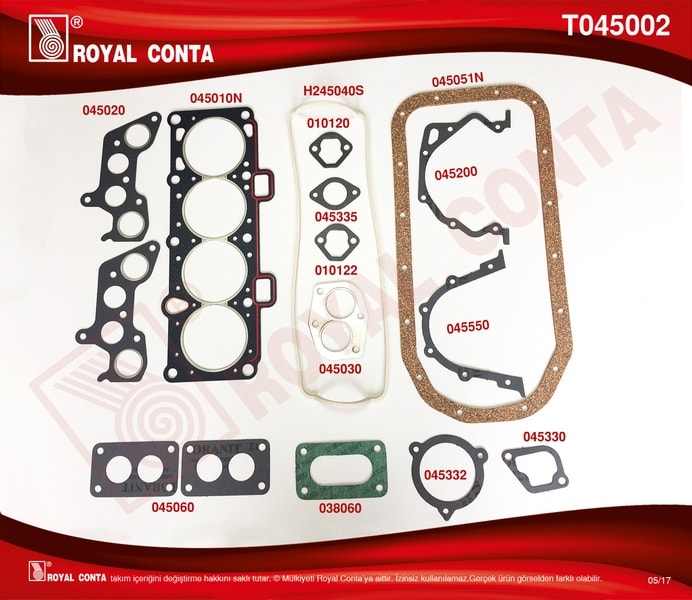 MOTOR TAKIM CONTASI SAMARA - ROYAL T045002