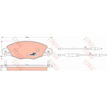 Psa On Fren Balatası Fisli C5 2,2 Hdi 3,0 V6 Hb / Sedan - Trw Gdb1449