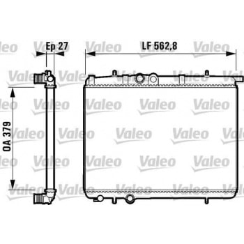 MOTOR SU RADYATORU P206 P206+ (T3E) 1,4 / 1,6 16V / 2,0 16V / 1,4HDI KLIMALI P206 TU5JP4 (1,6 16V) - VALEO 732910