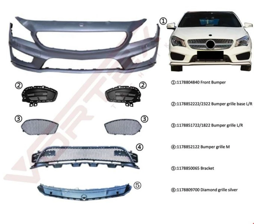 Mercedes On Tampon Set Amg Cla W117 13> - Vortex V2205634