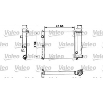 MOTOR SU RADYATORU BX 1,4 1,5 KLIMASIZ OLCU: (378*425*34) - VALEO 883774