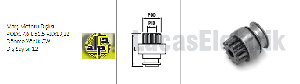 MARŞ DİŞLİSİ-12DİŞ (1035-1567) MITSUBISHI L200-L300 Y.M. - LUCAS-SDR6007