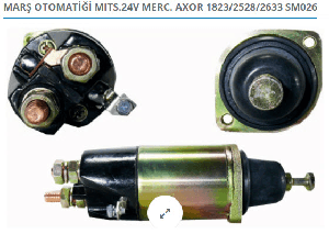 MARŞ OTOMATİĞİ-MIT 24V MERCEDES AXOR II - REMARK-SM026