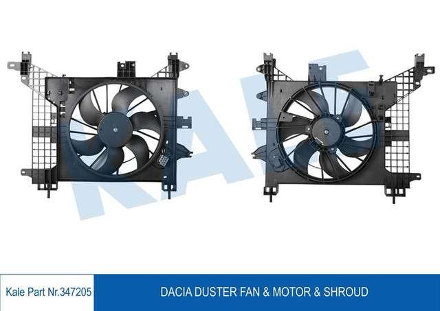 RADYATOR FAN MOTORU DAVLUMBAZLI DUSTER 1.5 DCI 1.6 16V 10> - KALE 347205