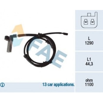 TEKERLEK HIZ SENSORU SOL ARKA AKS GRANS CHEROKEE I - FAE 78068