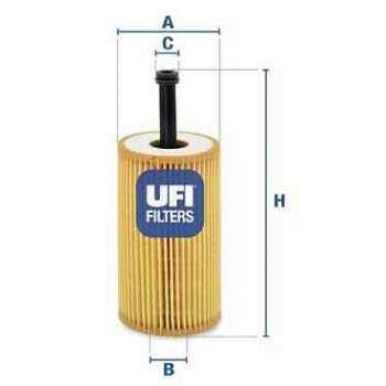 YAG FILTRESI 106 YM 206>04 306 00> 307 01> PARTNER / SAXO XSARA II C2 C3 BERLINGO 1.4 1.6 16V - UFI 25.032.00