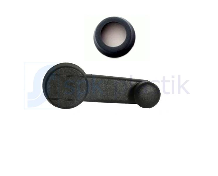 Renault Eski Cam Acma Kolu Pullu Siyah R9 R12 Toros - Spk 164-S