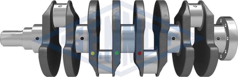 KRANK MILI 500 500C 500L ALBEA DOBLO PUNTO FIORINO GRANDE PUNTO IDEA LINEA PALIO PANDA 1.3 MJET 06> - GENMOT 1137-1