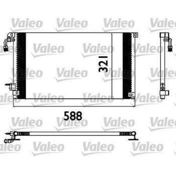 KLIMA RADYATORU P106 YM SAXO 99> OLCU: (588×321) - VALEO 817655
