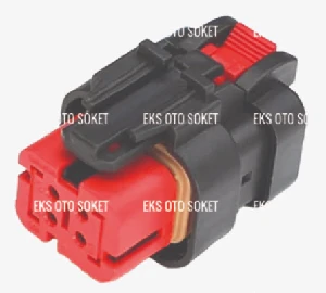 Unıversal 4 Pin İş Makinası Soketi  Ampseal  16 Series  776487-1 - Eks-4c055
