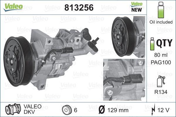 Renault Klima Kompresoru Logan Sandero Lodgy Duster Fluence 1,5 DCI K9k 08> - Valeo 813256