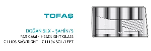 Unıversal Far Camı-Doğan Slx-Şahin/s  Sağ - Ayfar-C11103