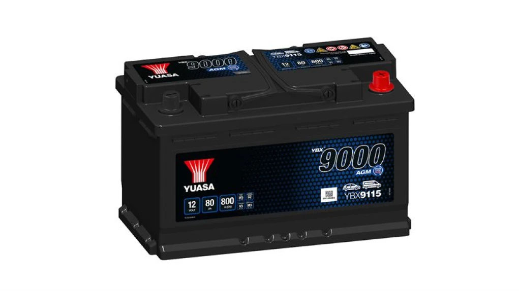 Aku Aku 12v 80 Ah Yuasa 9000 Agm L4(315*175*190) - Yuasa 1013775