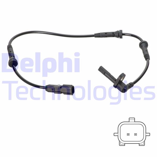 ABS SENSORU ON (SAG & SOL) DACIA LODGY DOKKER CLIO SYMBOL & JOY1.2 16V - 1.5DCI - DELPHI SS20750