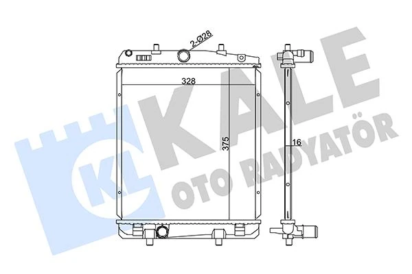 Psa Su Radyatörü - Su Radyatörü - Kal 364600