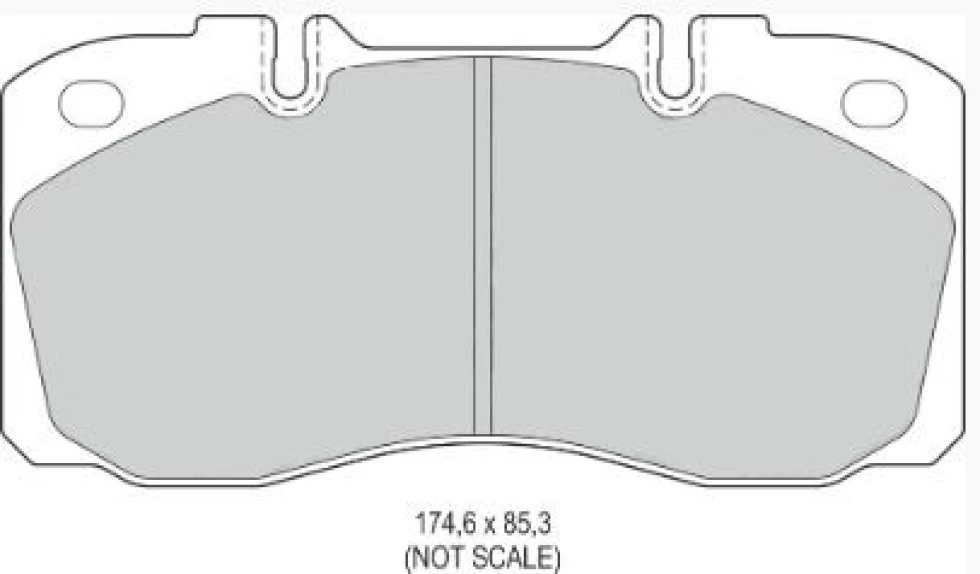 İveco Ticarı On Fren Disk Balata Otokar Magırus Daıly 70c15 III IV V VI 99> Eurocargo 97> Midliner - Grap 93994