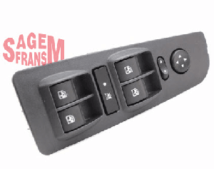 CAM AÇMA DÜĞMESİ + AYNA AYARLI (ÖN SOL ) LINEA - SAGEM-400332