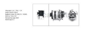 ALTERNATÖR-A127 BMC 12V 70A VAKUMLU - LUCAS-61920347